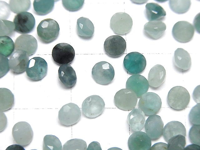 [Video] Grandidierite AA Loose stone Round Faceted 4x4mm 10pcs