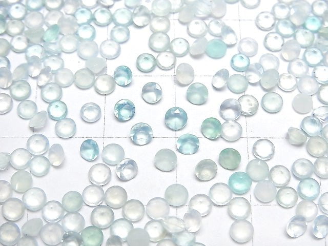 [Video]High Quality Peruvian Blue Opal AAA- Loose stone Round Faceted 3x3mm 10pcs