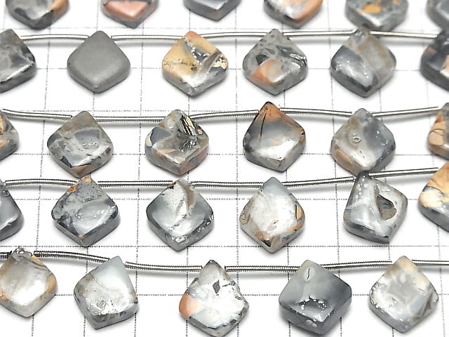 [Video] Maligno Jasper Pear Shape (Smooth) 1 Strand (8 Pieces)