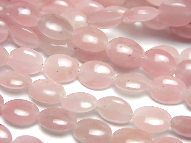 [Video] Guava Quartz AAA- Oval 8x6mm 1strand beads (aprx.7inch/18cm)