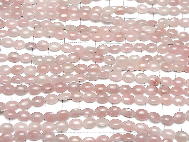 [Video] Guava Quartz AAA- Oval 8x6mm 1strand beads (aprx.7inch/18cm)