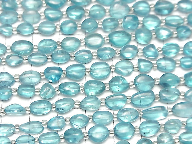 [Video]High Quality Apatite AAA Nugget 1strand beads (aprx.7inch/18cm)