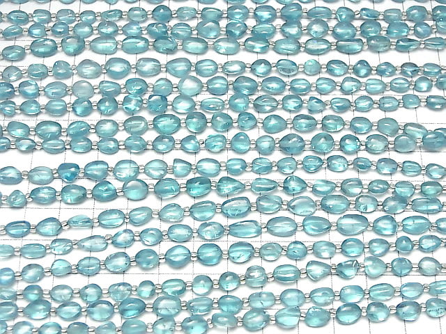 [Video]High Quality Apatite AAA Nugget 1strand beads (aprx.7inch/18cm)
