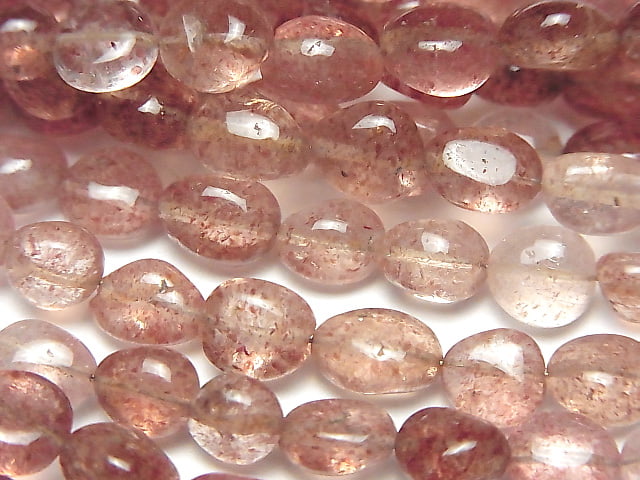 [Video]High Quality Pink Epidote AAA- Nugget 1strand beads (aprx.7inch/18cm)