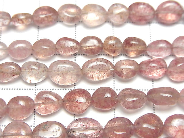 [Video]High Quality Pink Epidote AAA- Nugget 1strand beads (aprx.7inch/18cm)