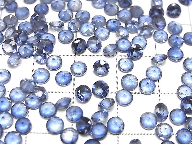 [Video] High Quality Blue Mystic Topaz AAA Loose Stone Round Faceted 4x4mm 10pcs