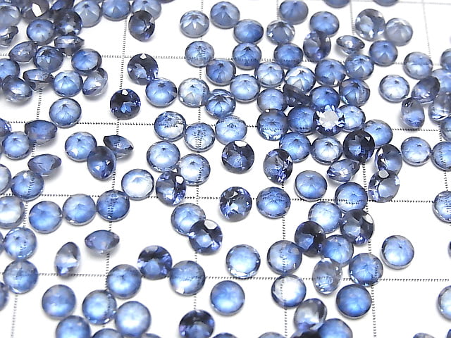 [Video] High Quality Blue Mystic Topaz AAA Loose Stone Round Faceted 4x4mm 10pcs
