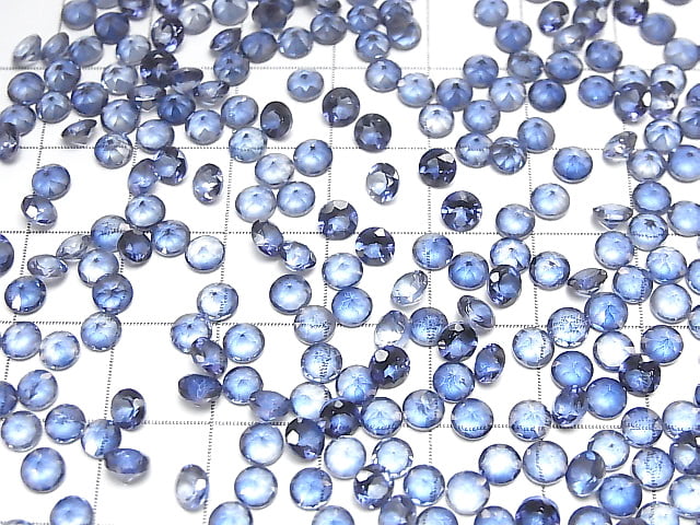 [Video] High Quality Blue Mystic Topaz AAA Loose Stone Round Faceted 4x4mm 10pcs