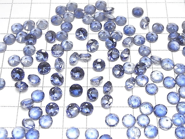[Video] High Quality Blue Mystic Topaz AAA Loose Stone Round Faceted 6x6mm 5pcs