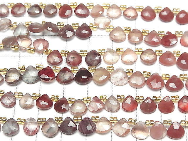 [Video]High Quality Andesine AAA Chestnut Faceted Briolette 1strand beads (aprx.7inch/18cm)