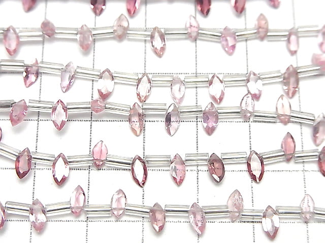[Video]High Quality Pink Tourmaline AAA Marquise Faceted 6x3mm 1strand (8pcs)