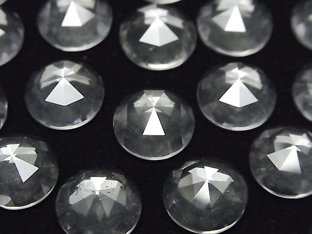 [Video] Crystal AAA Round Rose Cut 12x12mm 2pcs
