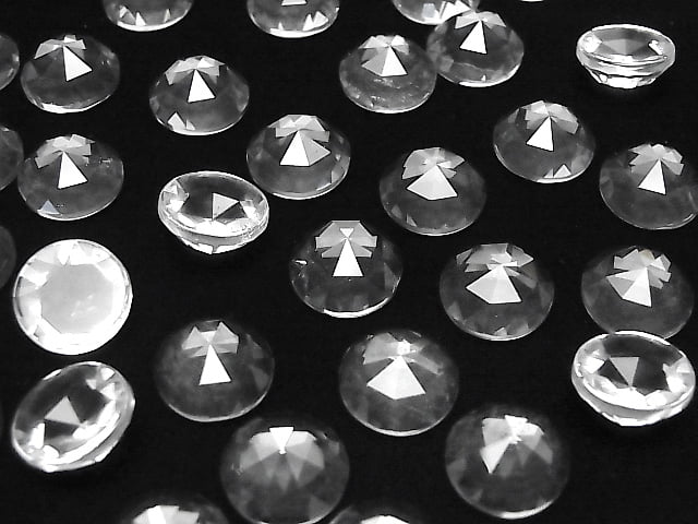 [Video] Crystal AAA Round Rose Cut 12x12mm 2pcs