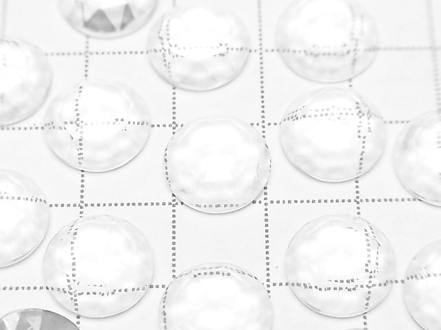 [Video] Crystal AAA Round Rose Cut 12x12mm 2pcs