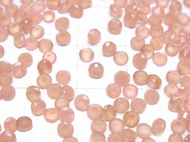 [Video] Peru Rhodochrosite AAA Loose stone Round Faceted 3x3mm 5pcs