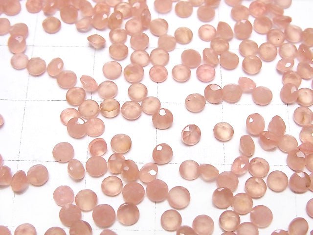 [Video] Peru Rhodochrosite AAA Loose stone Round Faceted 3x3mm 5pcs