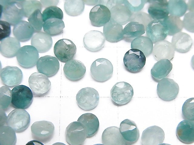 [Video]High Quality Grandidierite AA++ Loose stone Round Faceted 4x4mm 10pcs