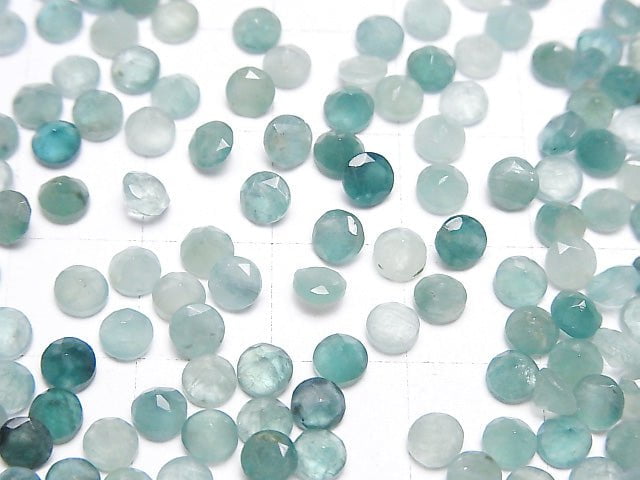 [Video]High Quality Grandidierite AA++ Loose stone Round Faceted 4x4mm 10pcs