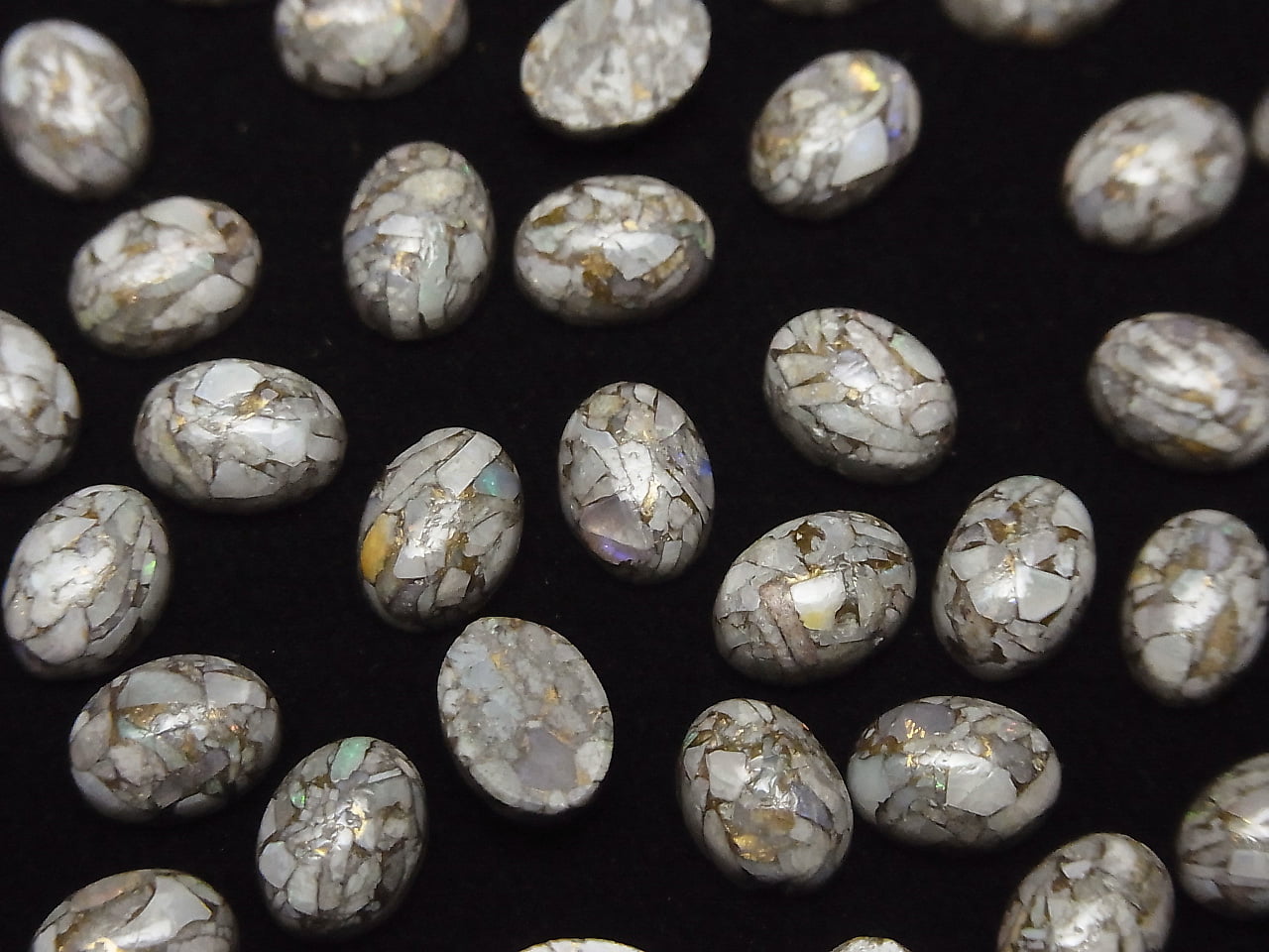 [影片] 銅蛋白石 AAA 橢圓形素面刻面 8x6mm 5顆