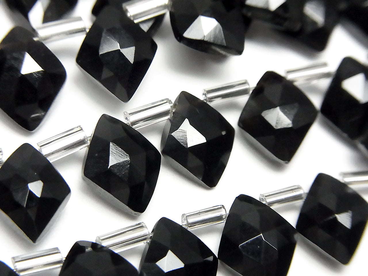 [影片] 高品質縞瑪瑙 AAA 鑽石形狀 10x8mm 1串 (18顆)