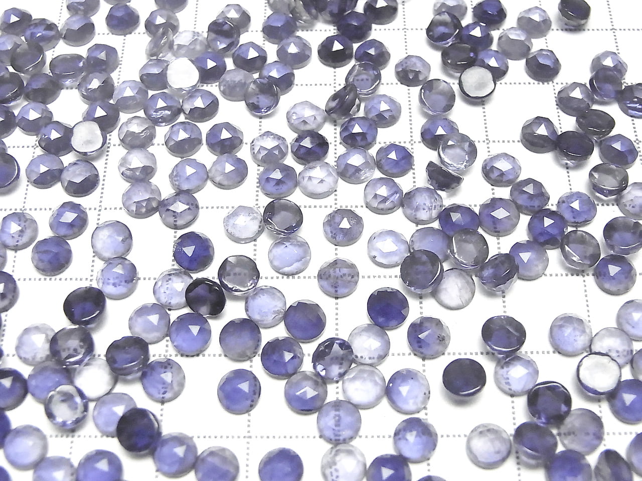 High Quality Iolite AAA Rose Cut Round 5x5mm 10pcs $12.99!