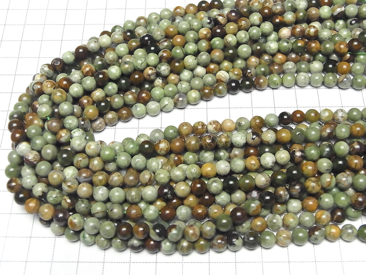 Green Opal Round 6mm 1strand beads (approx. 15 inches/37 cm)
