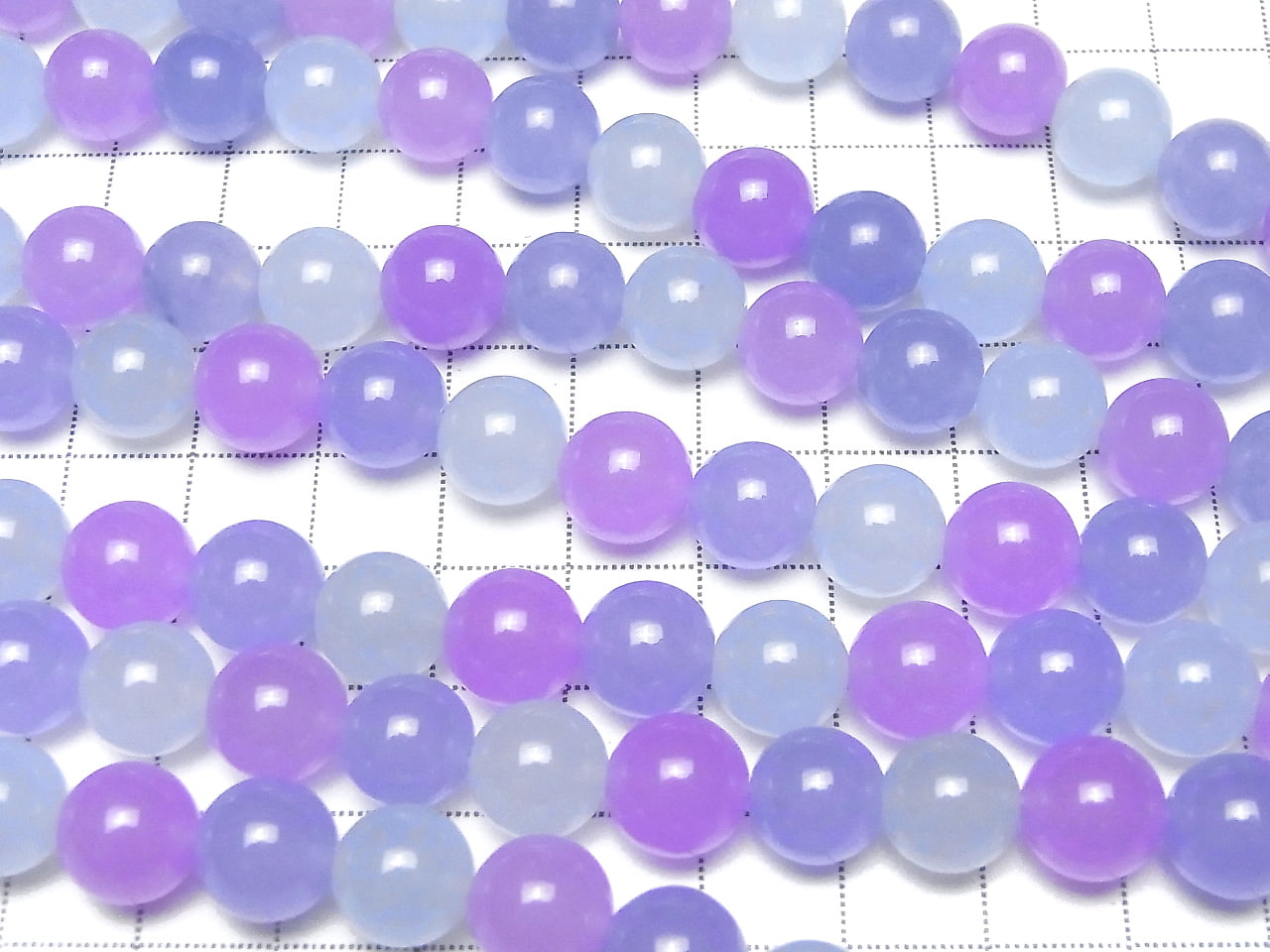 3 colors Mix Color Jade Round 10mm Purple 1strand beads (aprx.15inch / 36cm)