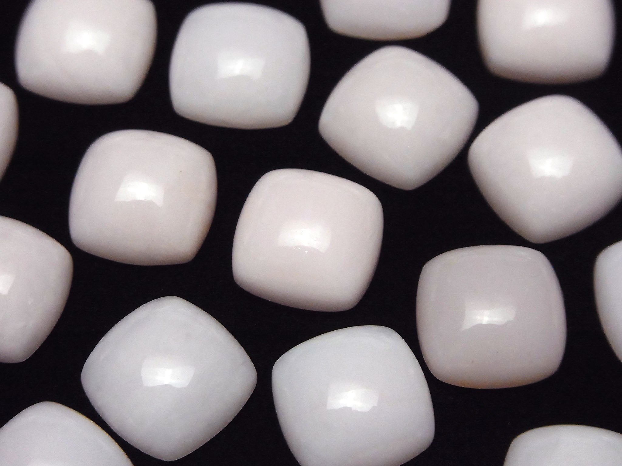 Pink Opal AA++ Square Cabochon 12x12mm 1pc