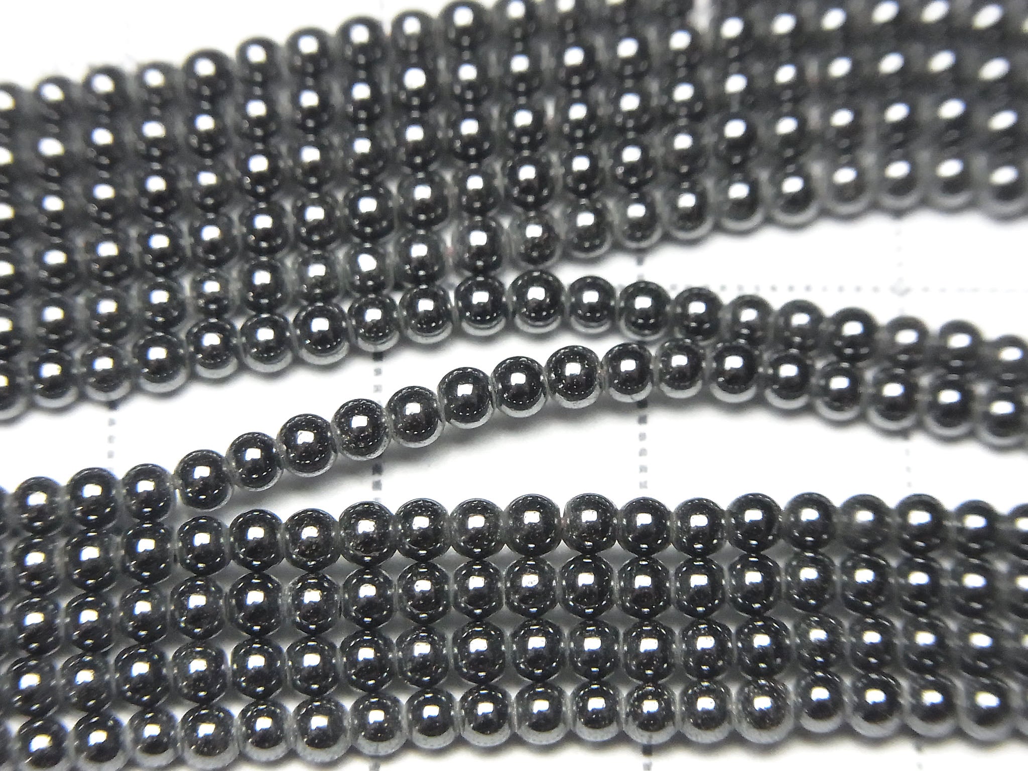 Magnetic! Hematite Round 2mm 1strand beads (aprx.15inch/38cm)