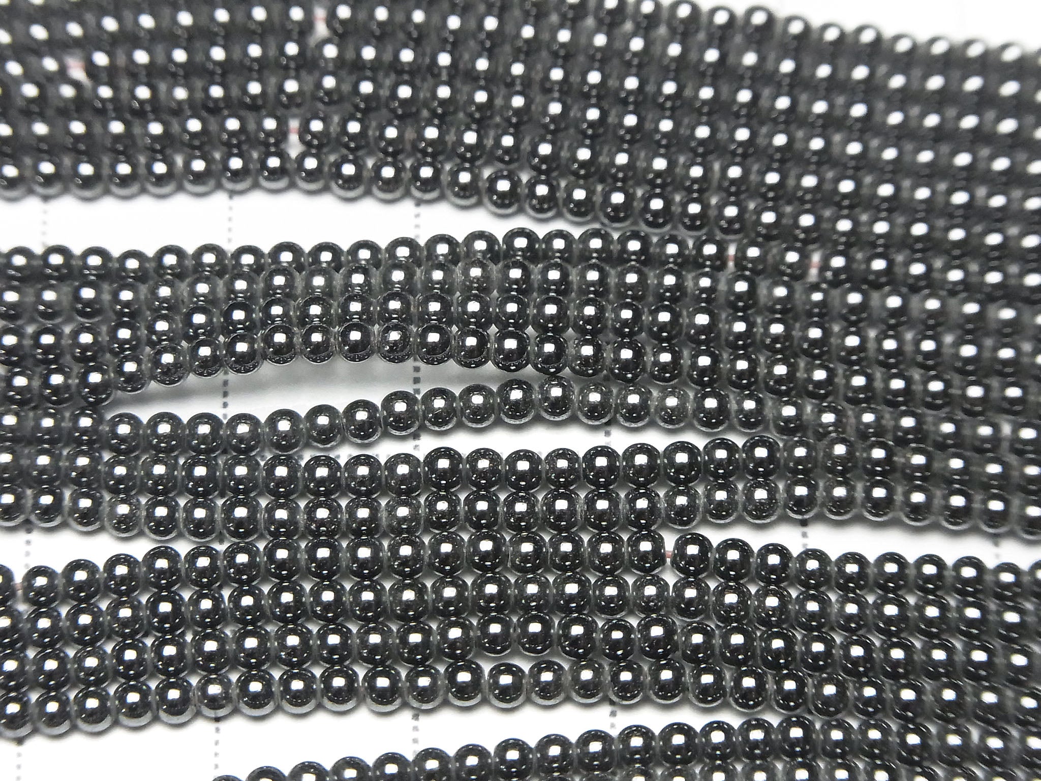 Magnetic! Hematite Round 2mm 1strand beads (aprx.15inch/38cm)
