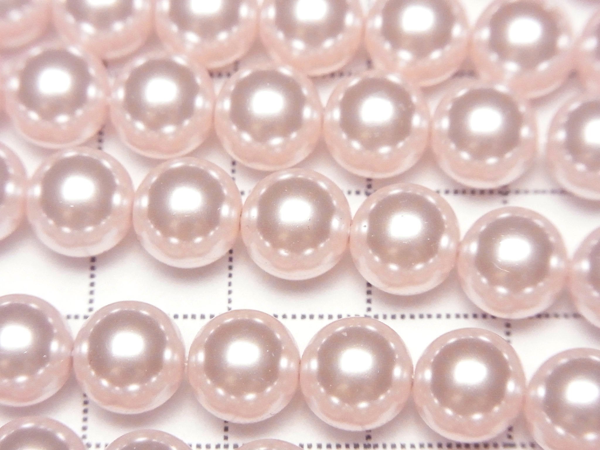 Glass Pearl Round 8mm [Baby Pink] 1strand beads (approx. 15 inches/38 cm)