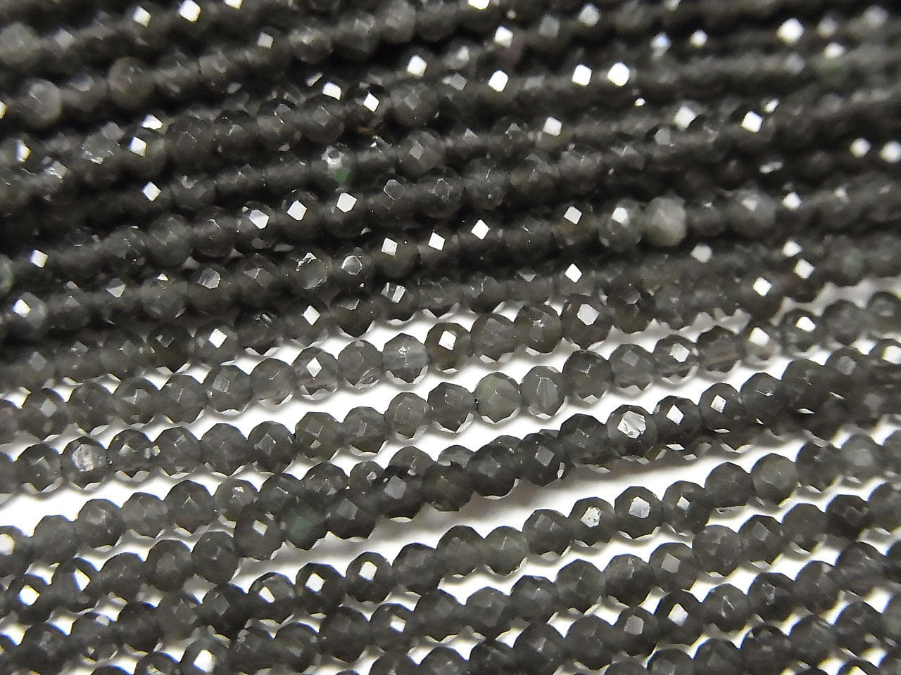 High Quality! Rainbow Obsidian AAA Faceted Round 2mm 1strand beads (aprx.15inch/36cm)