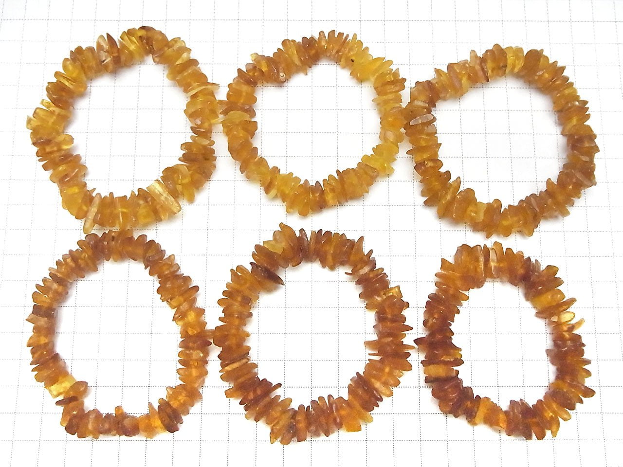 Baltic Amber AA Chips (Small Nugget ) Bracelet