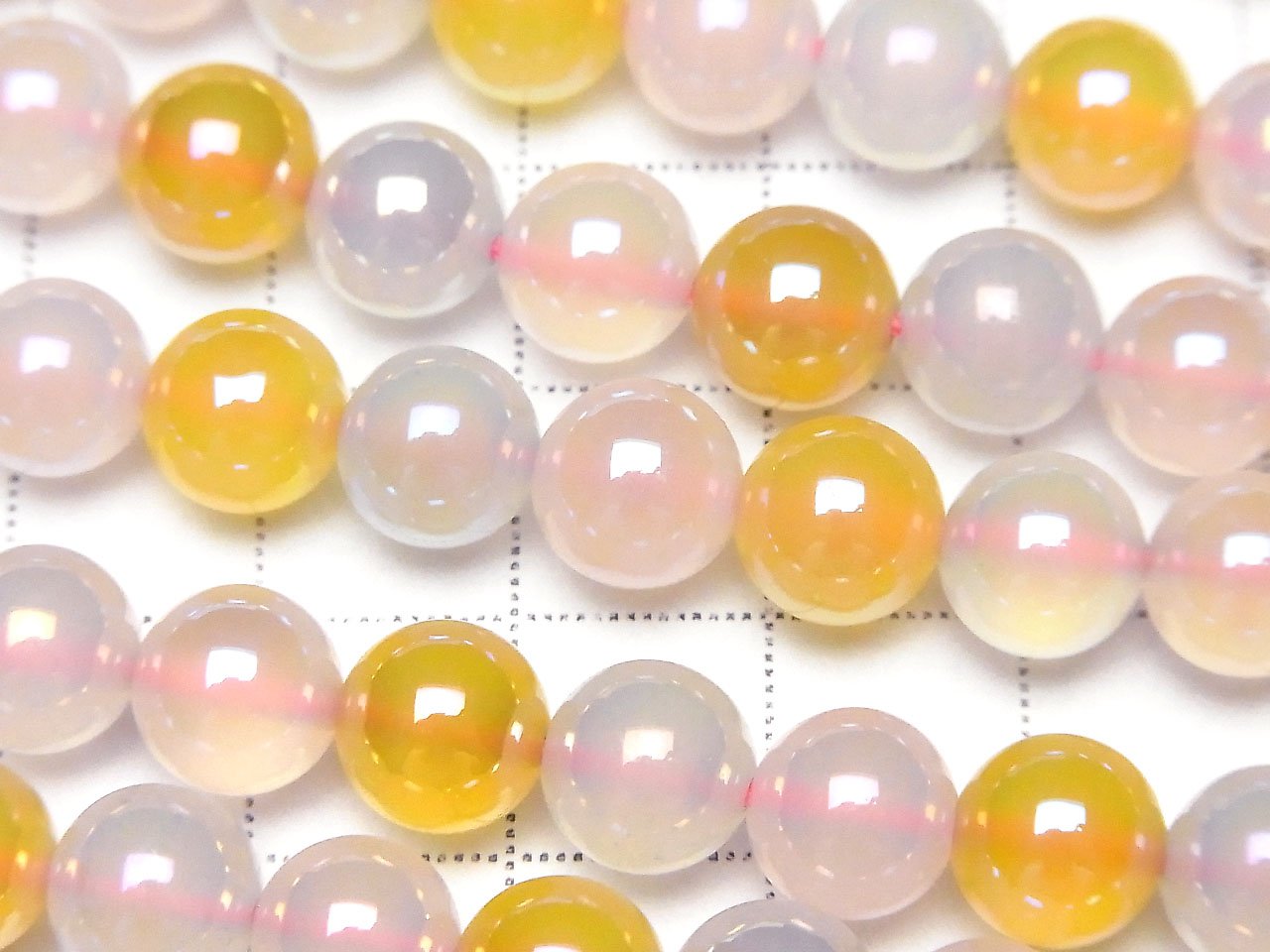 1strand $8.79! Flash, multicolored Chalcedony Round 8mm 1strand beads (aprx.15inch / 36cm)