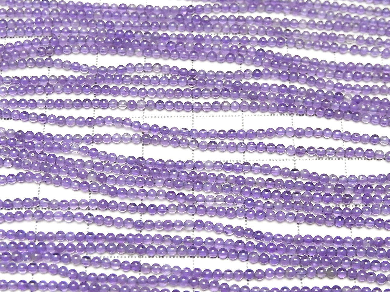 Amethyst  AAA Round 2mm 1strand beads (aprx.15inch/36cm)