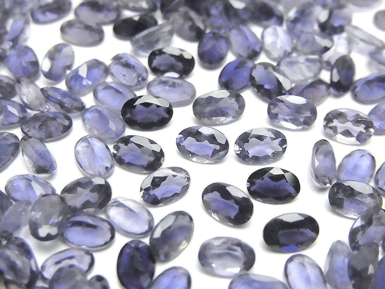 High Quality Iolite AAA Loose stone Oval Faceted 6x4mm 5pcs