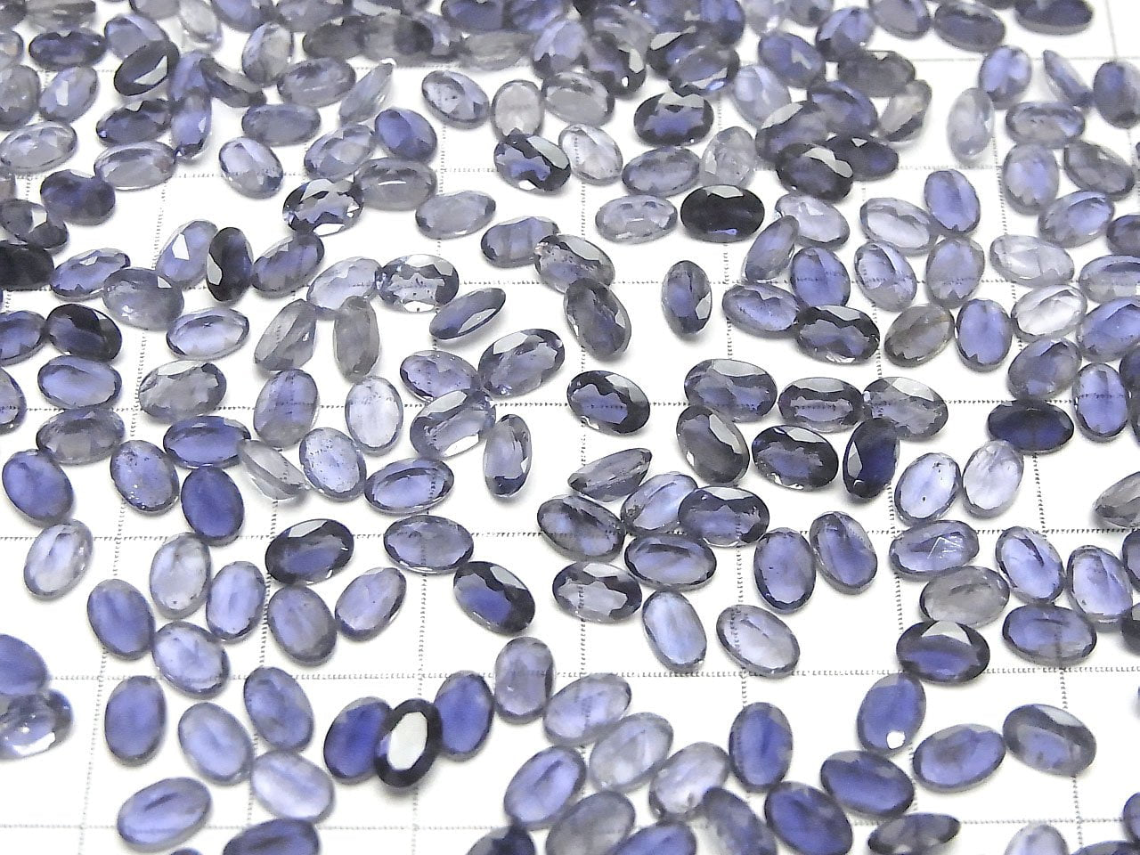 High Quality Iolite AAA Loose stone Oval Faceted 6x4mm 5pcs