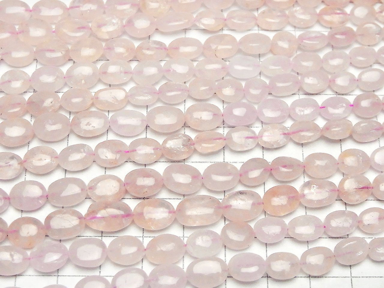 Morganite  AA+ Oval  half or 1strand beads (aprx.16inch/40cm)