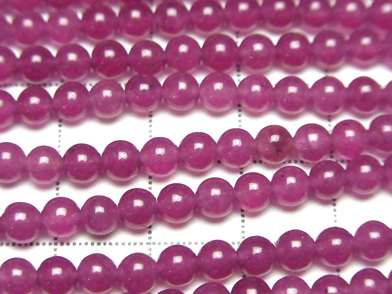 1strand $2.79! Red Purple Color Jade Round 4mm 1strand beads (aprx.15inch / 38cm)