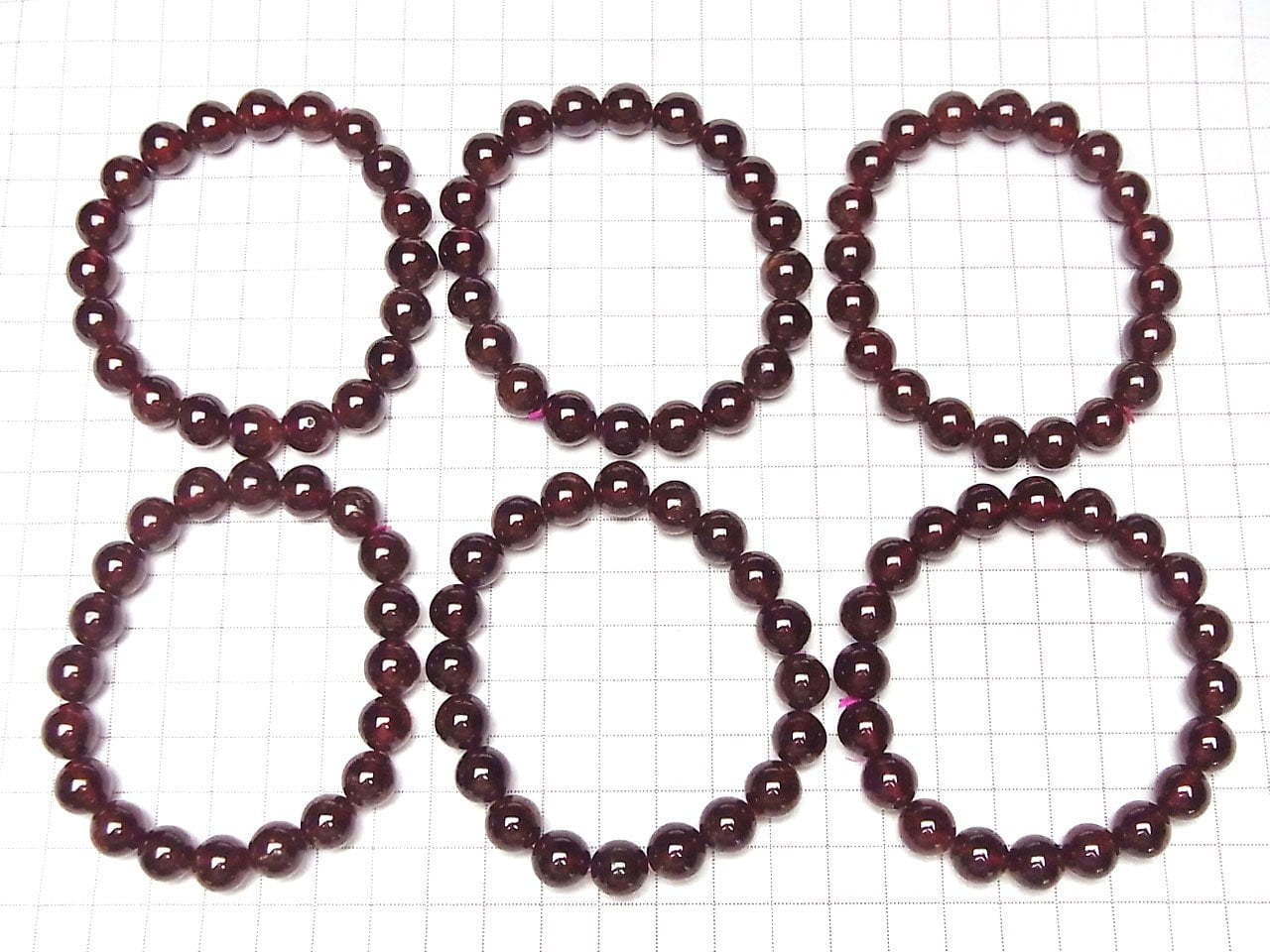 High Quality Hessonite Garnet AAA- Round 10mm Bracelet
