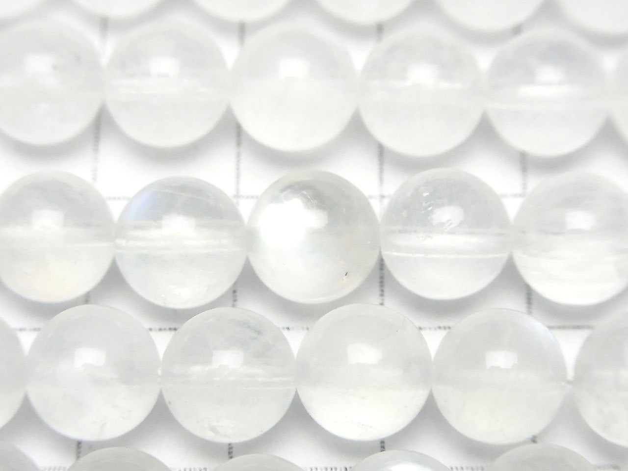 Sri Lankan Royal Blue Moonstone AA++ Round 9mm 1/4 or 1-strand beads (approx. 15 inches/36 cm)