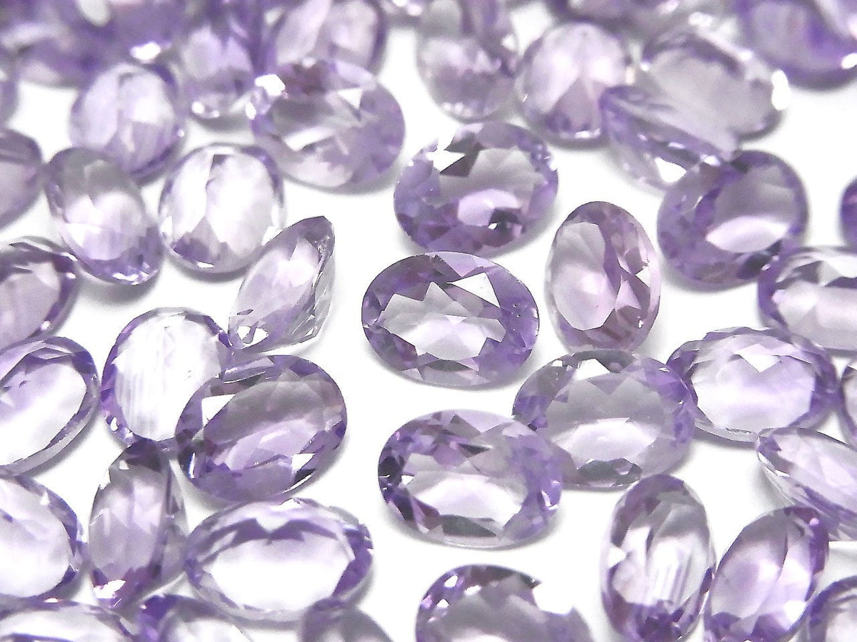 Hochwertiger Amethyst AAA Lose Stein Oval Facettiert 8x6mm 5Stk