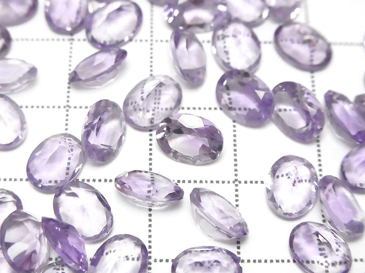 Hochwertiger Amethyst AAA Lose Stein Oval Facettiert 8x6mm 5Stk