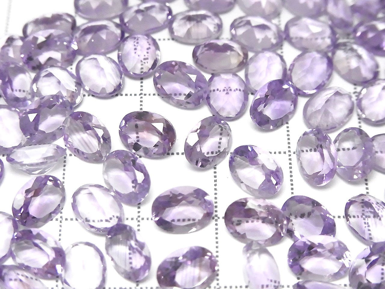 Hochwertiger Amethyst AAA Lose Stein Oval Facettiert 8x6mm 5Stk