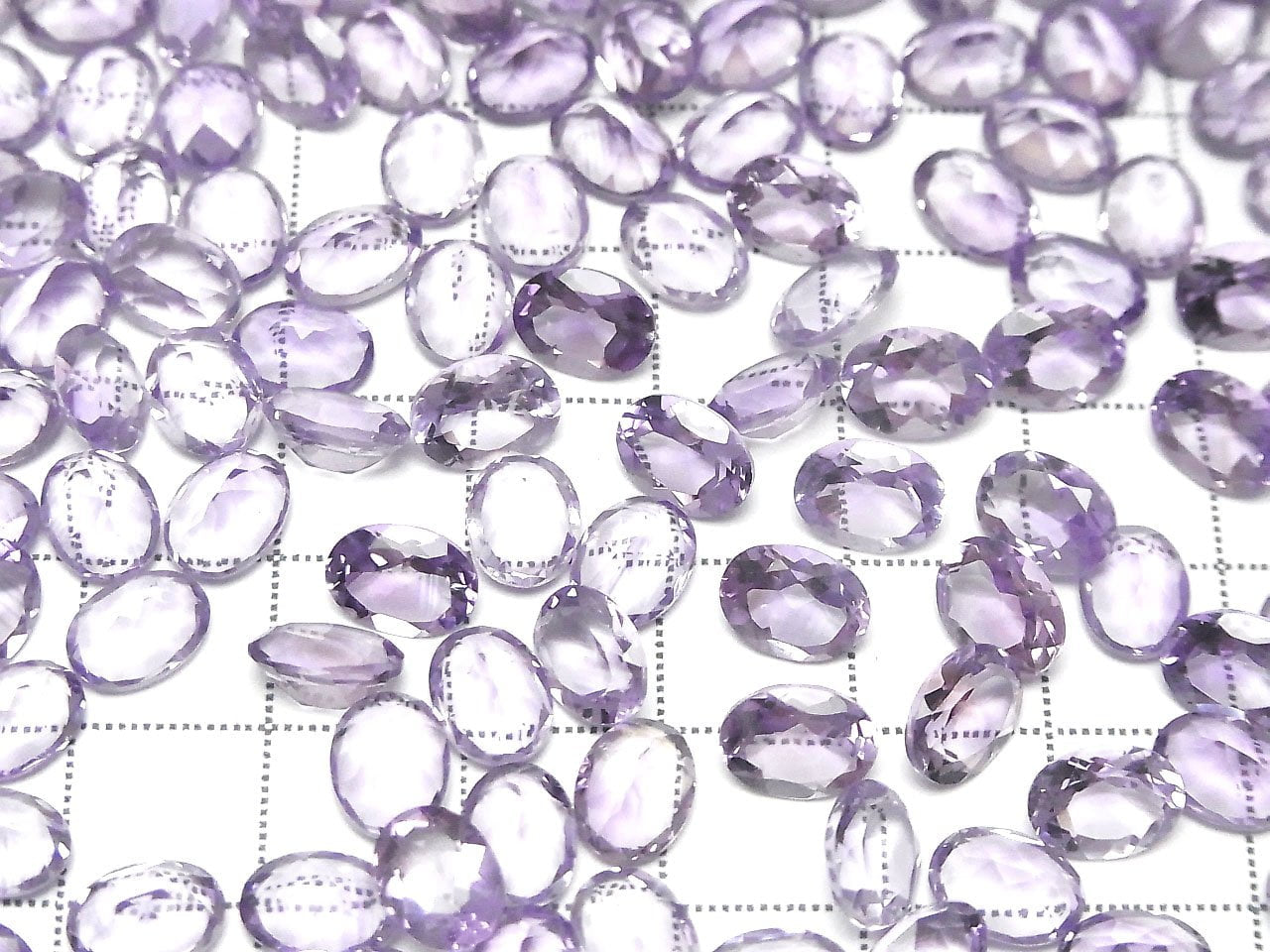 Hochwertiger Amethyst AAA Lose Stein Oval Facettiert 8x6mm 5Stk