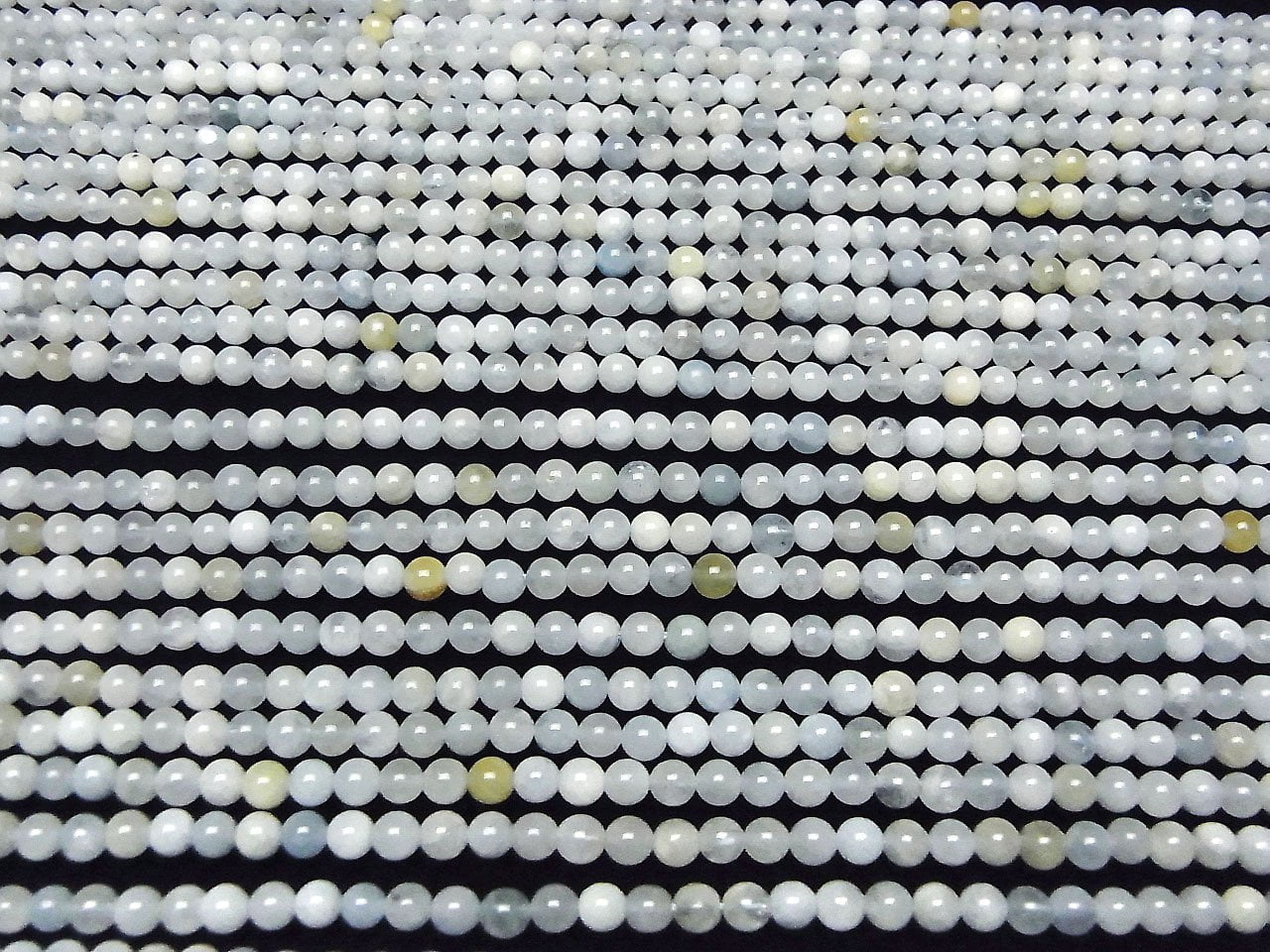 Multicolor Aquamarin AA Rund 4mm 1Strang Perlen (ca. 15 Zoll/37 cm)