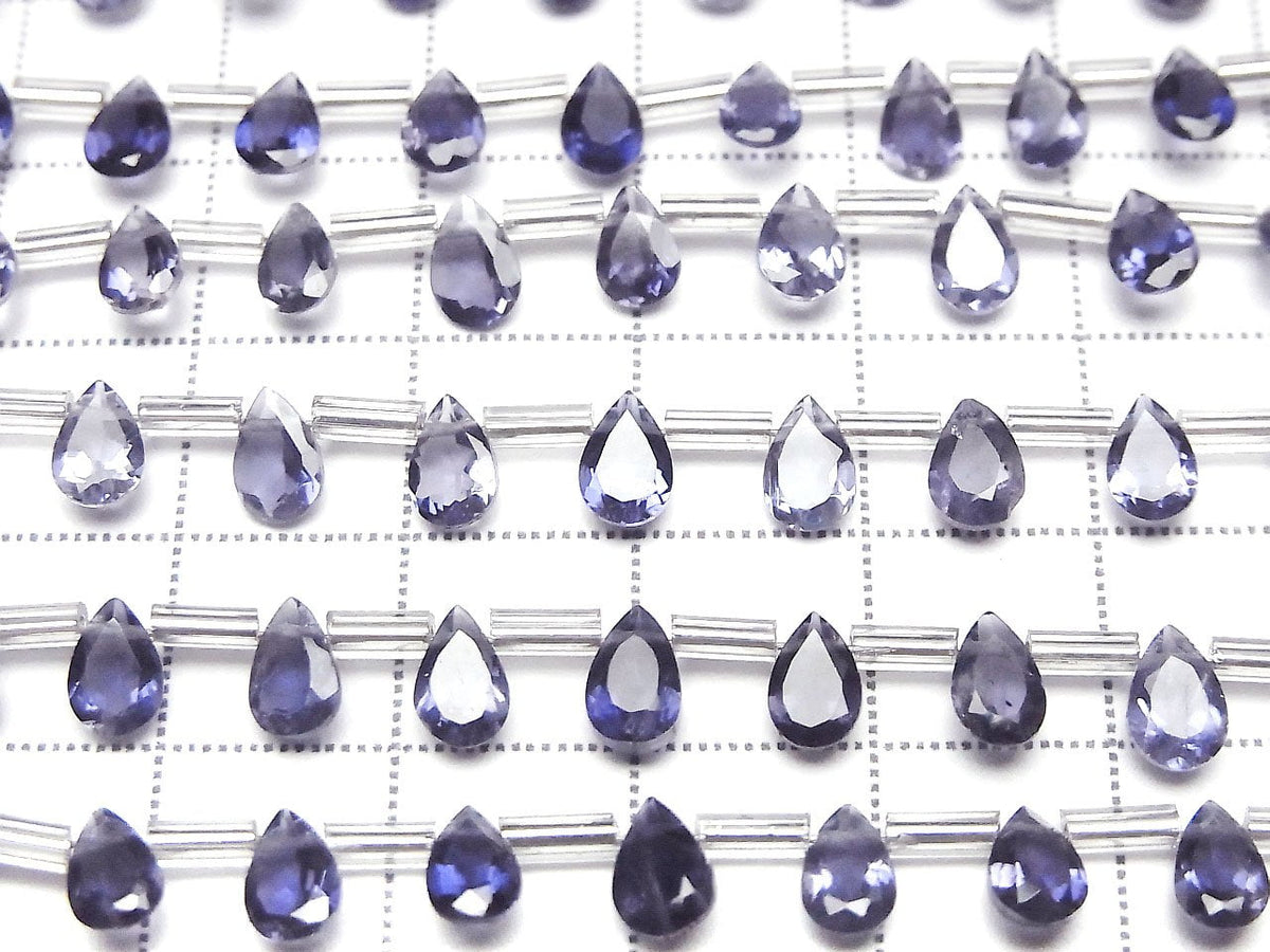 High Quality Iolite AAA Pear Shape Faceted 6x4mm 1 Strand (18pcs)