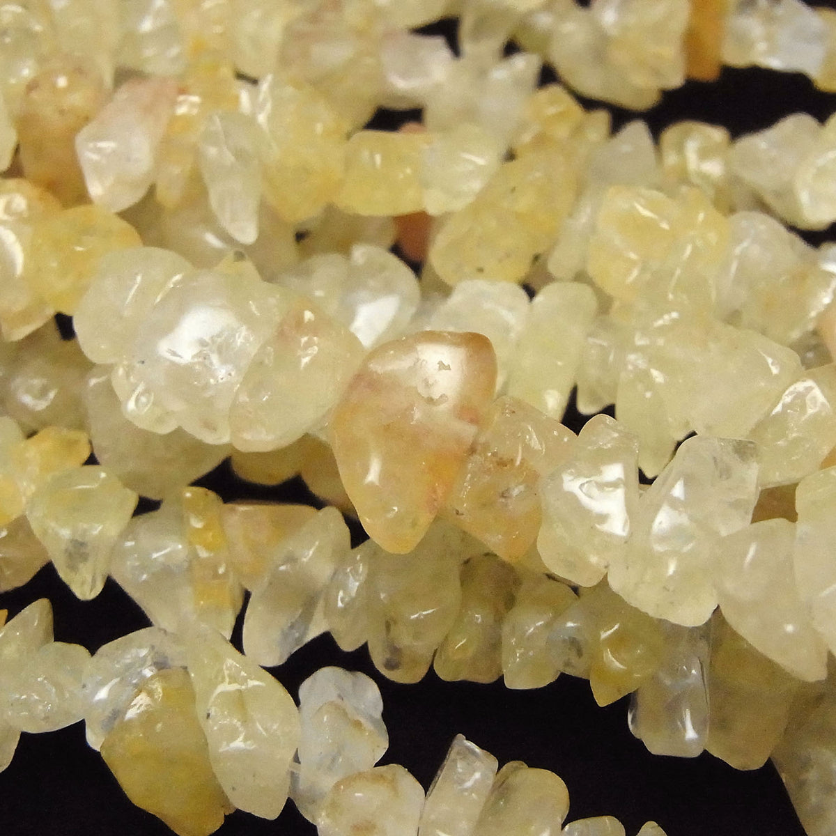 Pépites Himalaya Gold Azozeo Azétulite AA++ (petite pépite) 1/4 ou 1 fil de perles (env. 66cm)