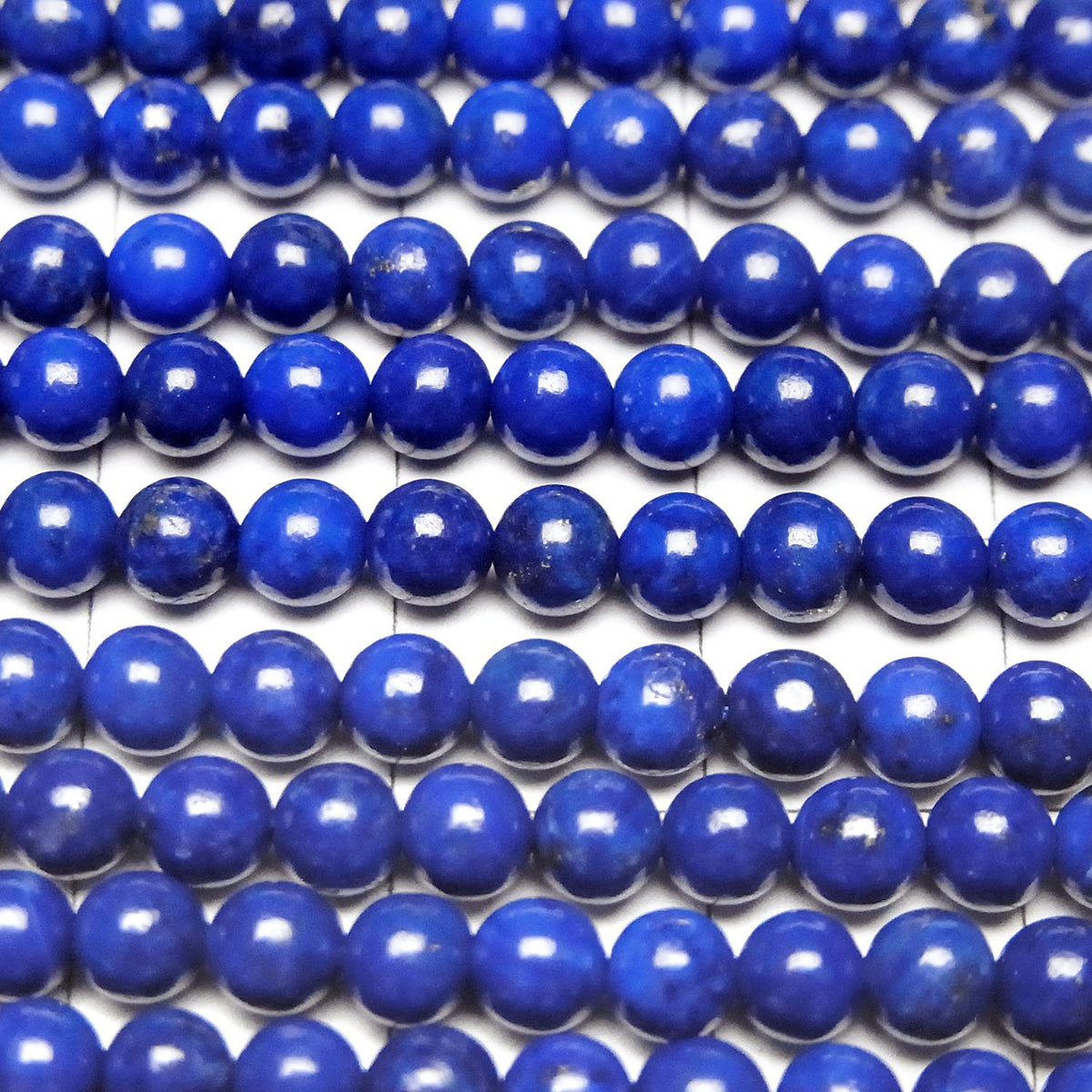 Lapis-lazuli AAA rond 4 mm, 1 fil (environ 15 pouces/36 cm)
