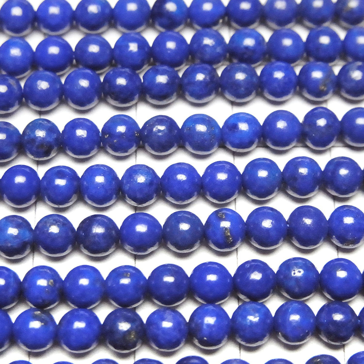 Lapis-lazuli AAA rond 4 mm, 1 fil (environ 15 pouces/36 cm)